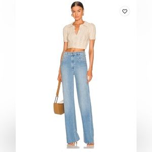 Favorite Daughter Jordie Super High Rise Wide Leg Jean size 29